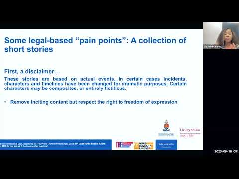 DS4Society Seminar 2023: Chijioke Okorie -Data Science needs Law