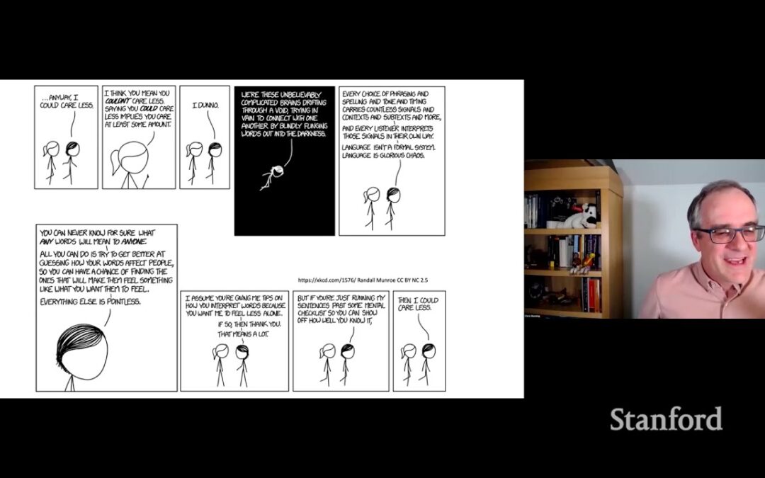 Stanford CS224N: NLP with Deep Learning | Winter 2021 | Lecture 1 – Intro & Word Vectors