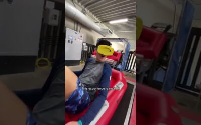 Virtual reality water slide! #shorts