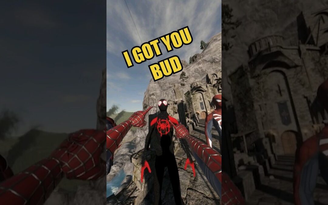 Spider-Man VR Takes On The SPIDER-VERSE #virtualreality #vr #gaming #spiderman