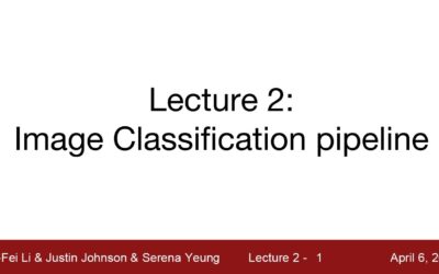 Lecture 2 | Image Classification