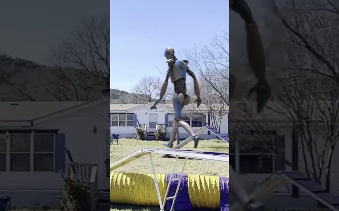 Robot Parkour Training @Jarrodluty2897 and @wonderdynamics #parko