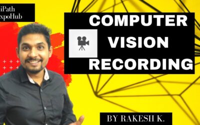 How to use UiPath Computer Vision Recorder