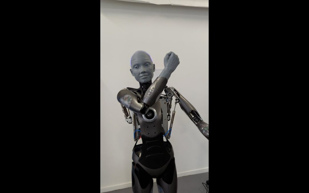 This is Ameca, the most advanced life-like robot in the world! 😯🔥 #shorts