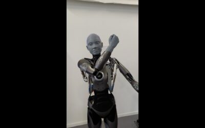 This is Ameca, the most advanced life-like robot in the world! 😯🔥 #shorts