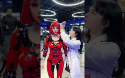 girl robot humanoid