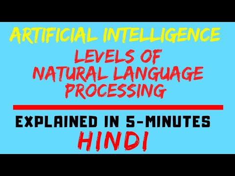 Levels/Phases Of Natural Language Processing In Artificial Intelligence (HINDI)