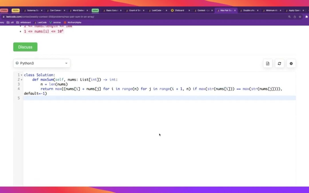 Deep Learning LeetCode’s Weekly Contest 358!