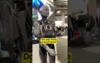 Ameca the Humanoid Robot Got Jokes