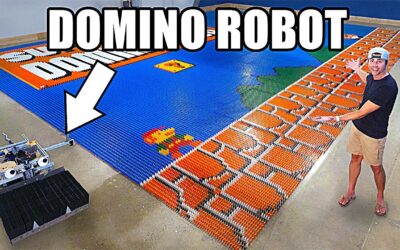 World Record Domino Robot (100k dominoes in 24hrs)