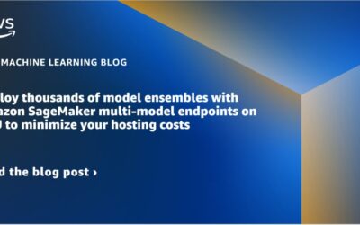 Minimize Hosting Costs by Deploying Thousands of Model Ensembles on GPU using Amazon SageMaker Multi-Model Endpoints