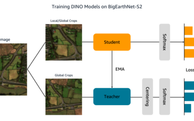 Using Amazon SageMaker to Train Self-Supervised Vision Transformers on Overhead Imagery