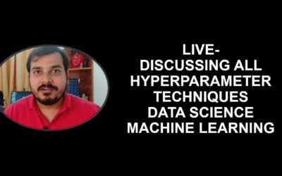 Live-Discussing All Hyperparameter Tuning Techniques Data Science Machine Learning