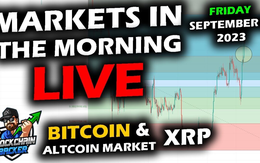 MARKETS in the MORNING, 9/1/2023, Bitcoin, XRP, Altcoins, Stocks & Gold, Market Up Unemployment Up