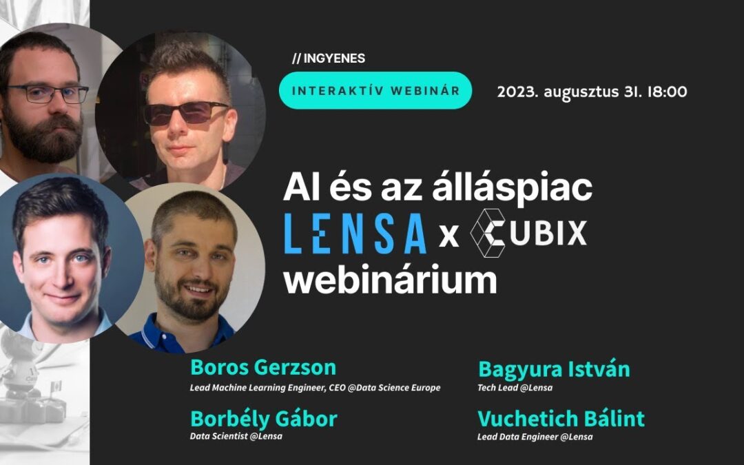 Data science az álláskeresésben – Machine Learning a Lensa Inc-nél