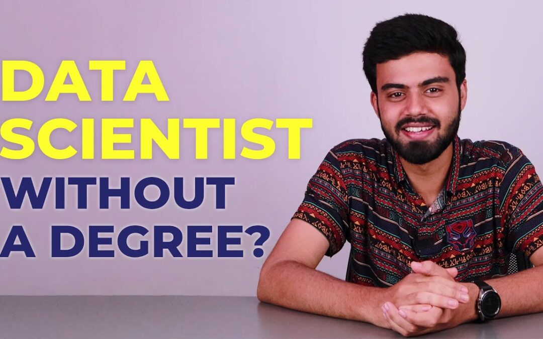Can i become a data scientist without a degree?  | how to become a data scientist without  cs degree