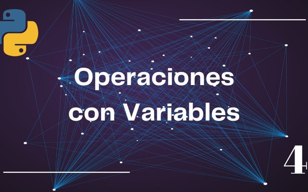 Curso Python para Data Science | Operaciones con Variables