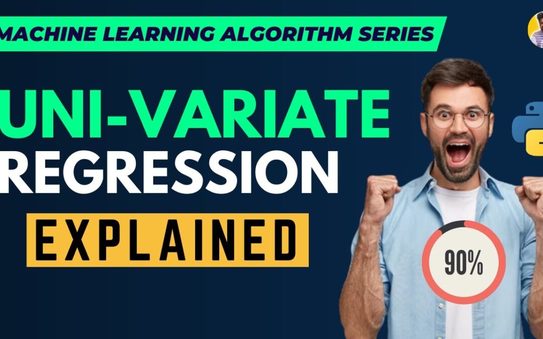 Univariate Regression [ Explained ] | Linear Regression Analysis | Machine Learning Algorithms