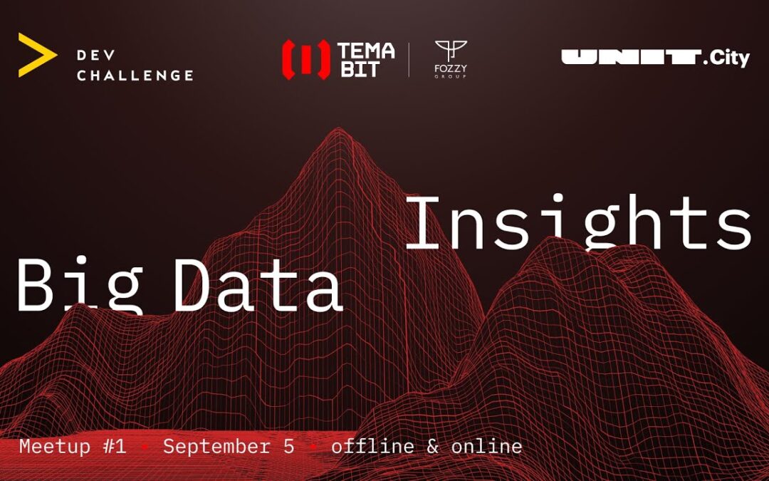 Big Data Insights | Meetup #1