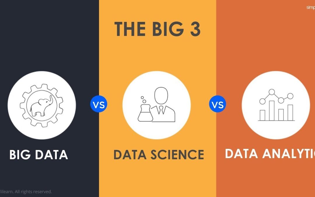 Data Science vs Big Data vs Data Analytics | Simplilearn