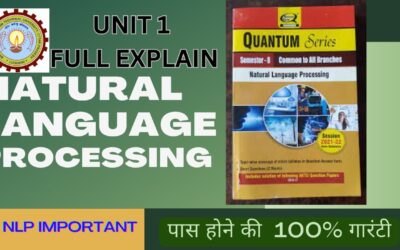 Natural Language Processing aktu | Nlp unit 1 | [✓UNIT-1] / NLP quantum unit 1 imp / #nlp #aktu