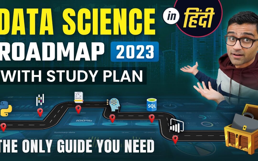 Data Science Roadmap 2023 In Hindi | Learn Data Science Skills in 6 Months