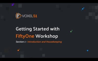 Getting Started with FiftyOne Workshop: Section 1 – Introduction and Housekeeping