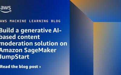 Develop a content moderation solution using Amazon SageMaker JumpStart with generative AI